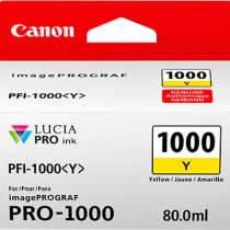 Canon PFI-1000Y Atramentová náplň Yellow originálna