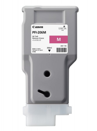 Canon PFI-206 Magenta atramentová náplň, 300ml (CF5305B001AA) 