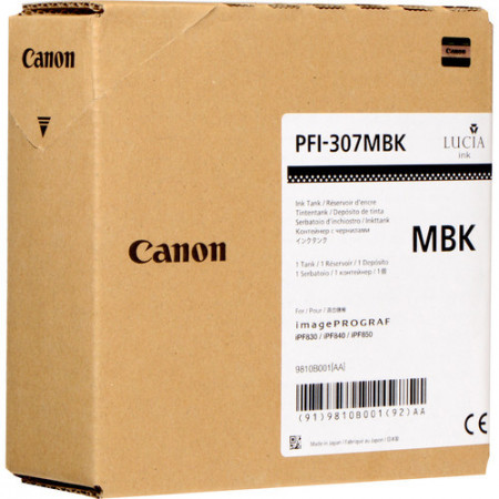 Canon PFI-307 MattBlack atramentová náplň, 330ml (CF9810B001AA) 