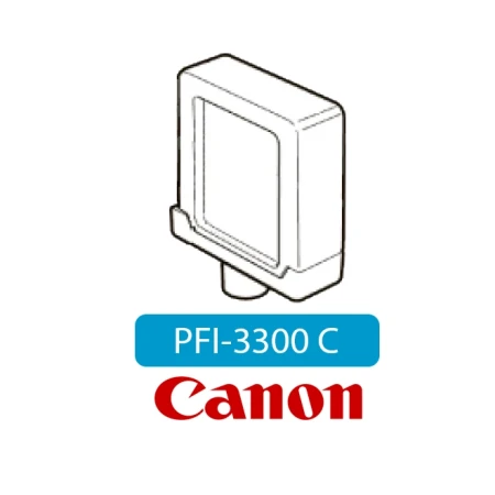 Canon PFI-3300 Cyan, 330 ml (CF6434C001AA)